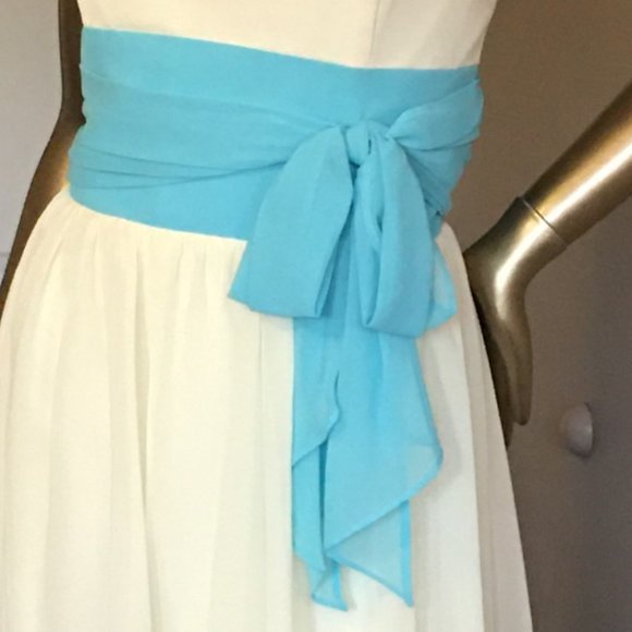 ALFRED ANGELO "Modern Fit" Butter Yellow strapless dress - Picture 4 of 10